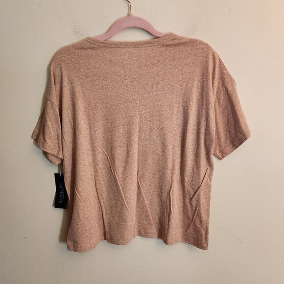 Lot of 2 Rachel Zoe NWT Cut Out Crewneck Short Sleeve Tee Shirts Size M - Picture 6 of 11